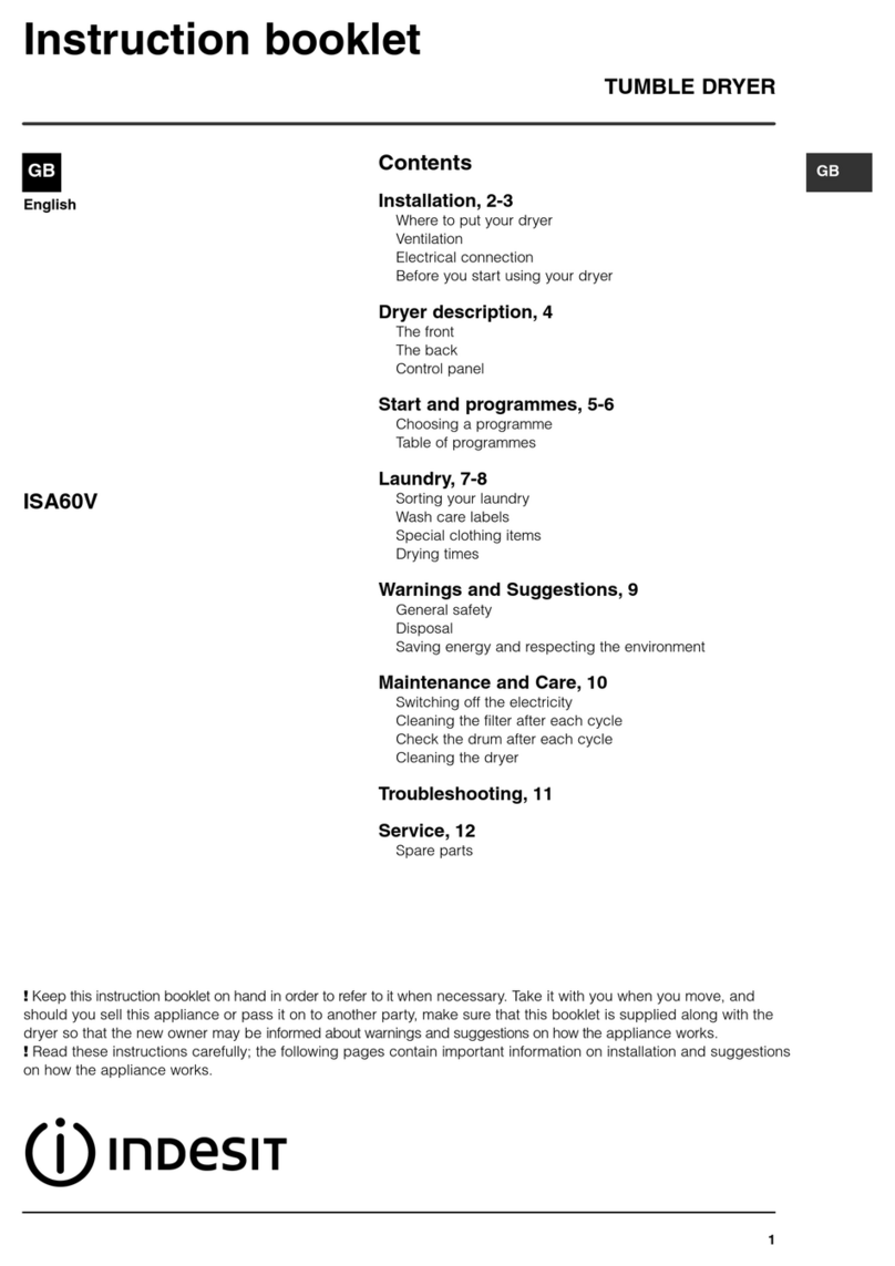 Indesit ISA60V User manual