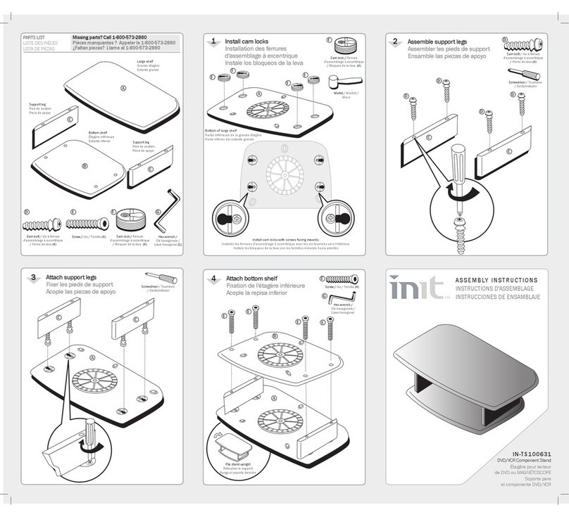 Init IN-TX100631 Assembly instructions