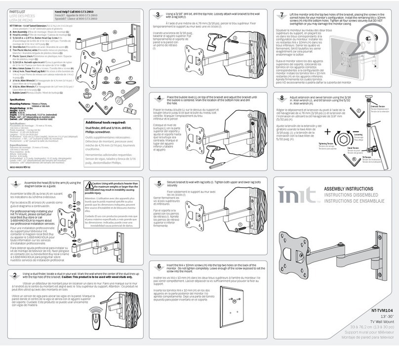 Init 8832-000203 Assembly instructions
