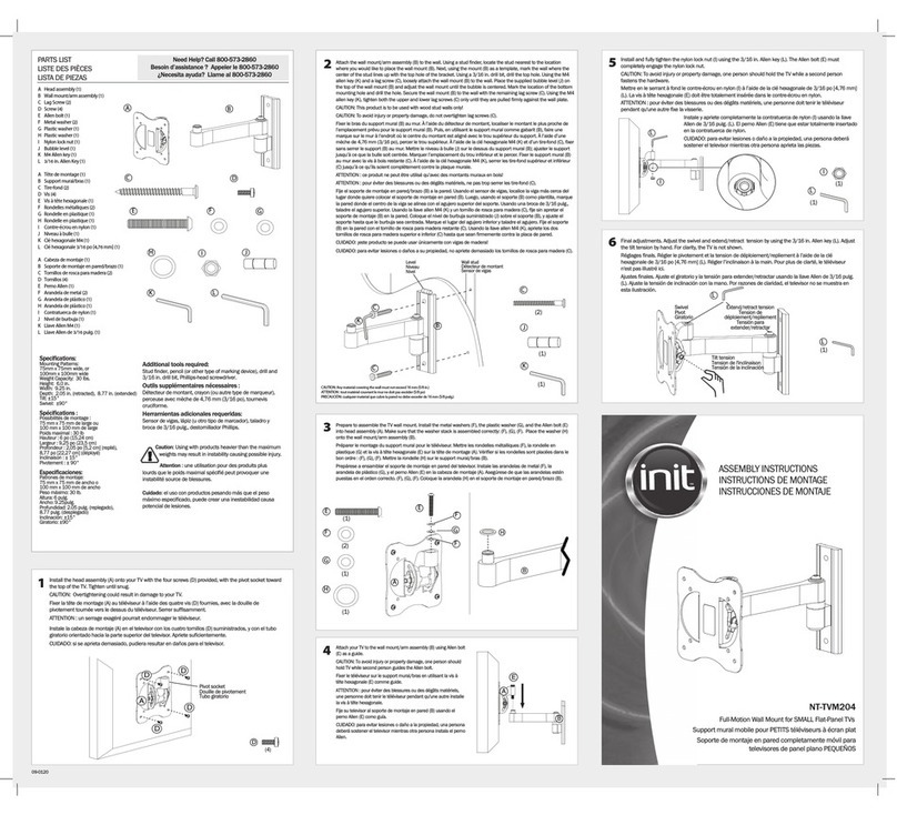 Init NT-TVM204 Assembly instructions