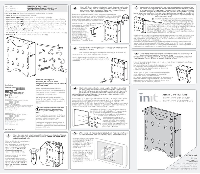 Init 8832-000198 Assembly instructions