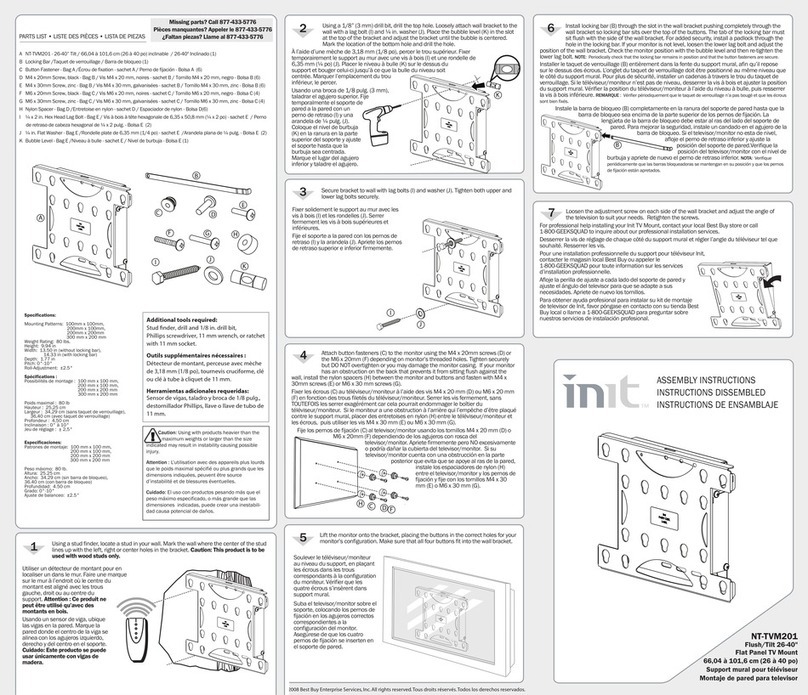 Init 08-1442 Assembly instructions