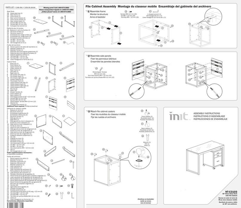 Init 08-1421 Assembly instructions