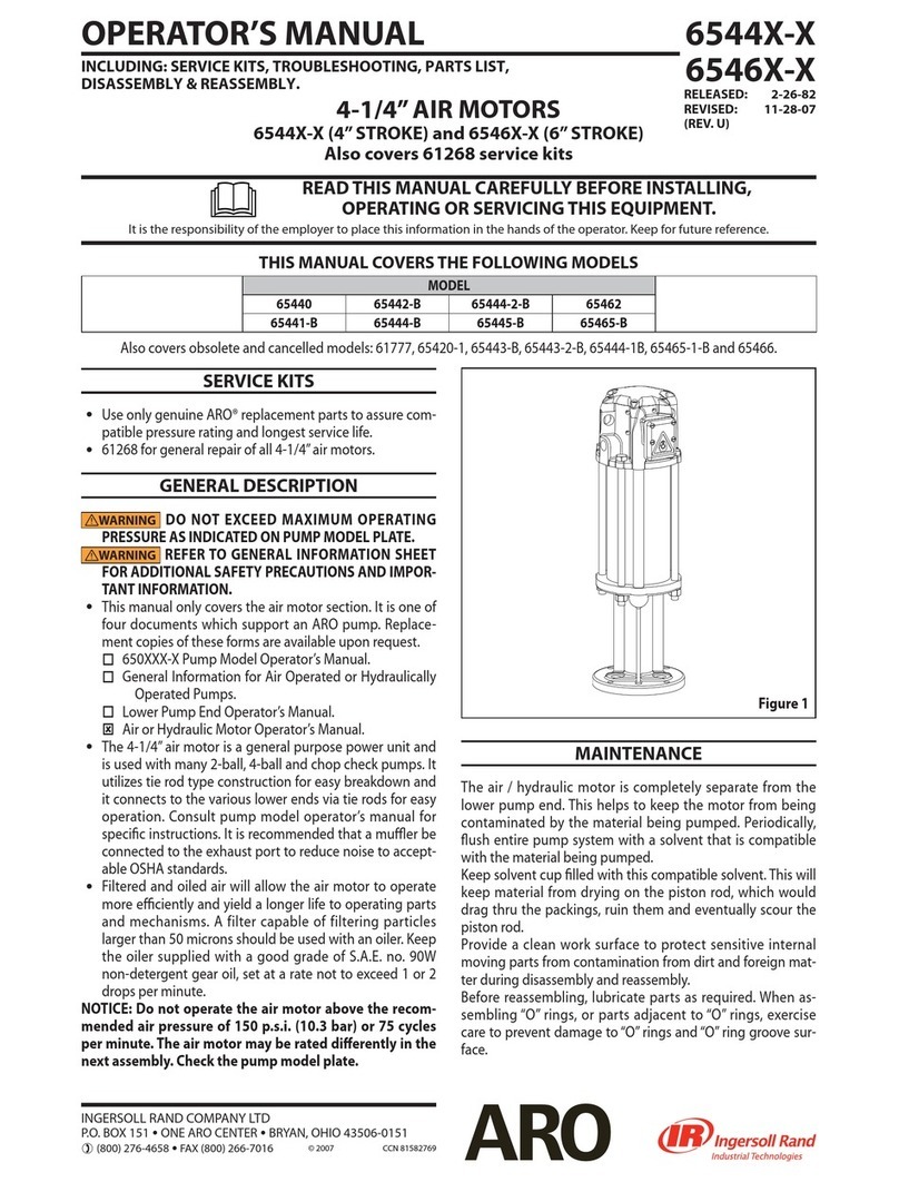 Ingersoll-Rand 6544X-X User manual