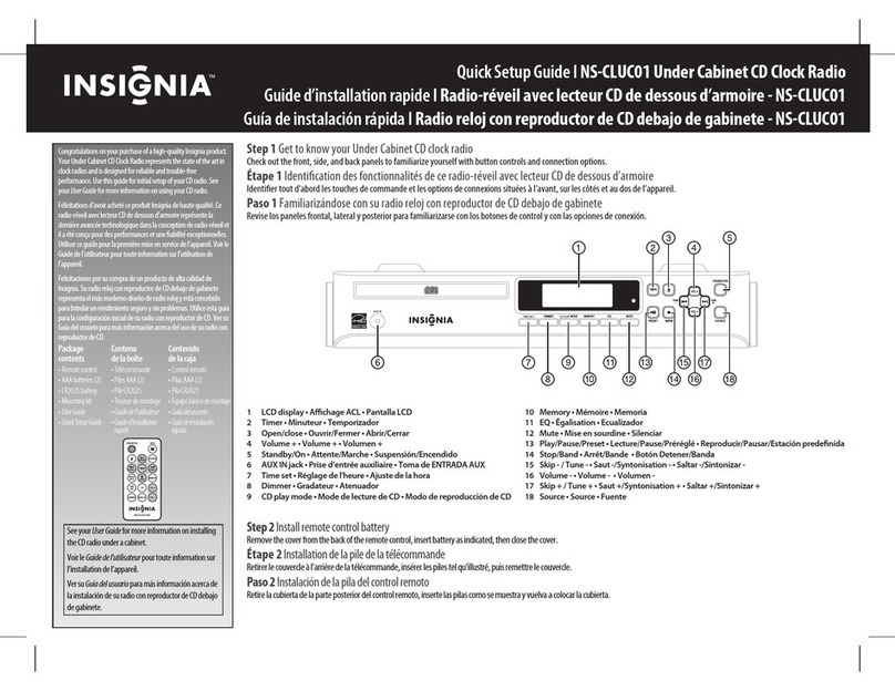 Insignia NS-CLUC01 User manual