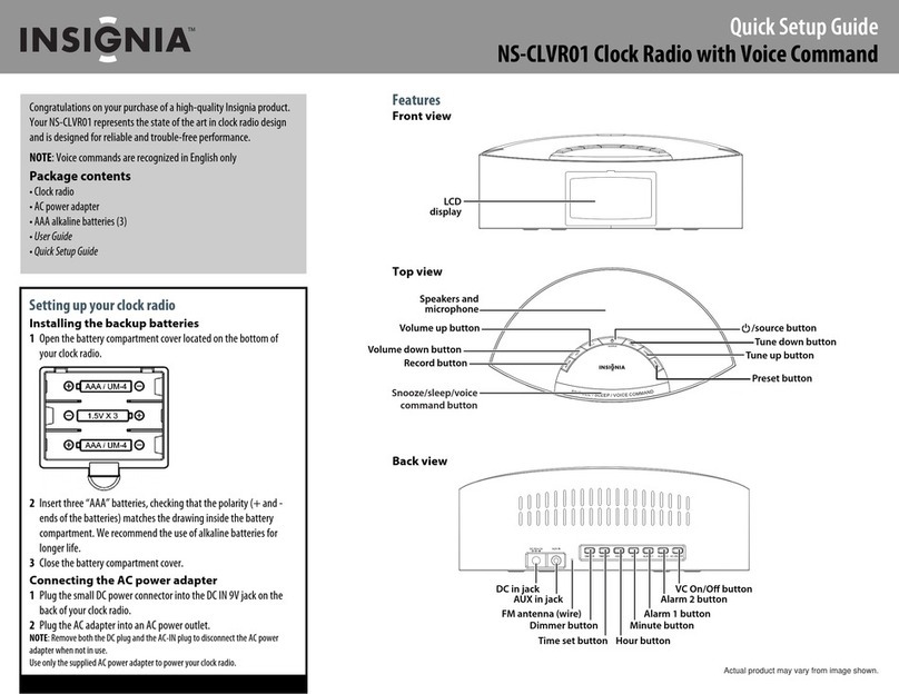 Insignia NS-CLVR01 User manual