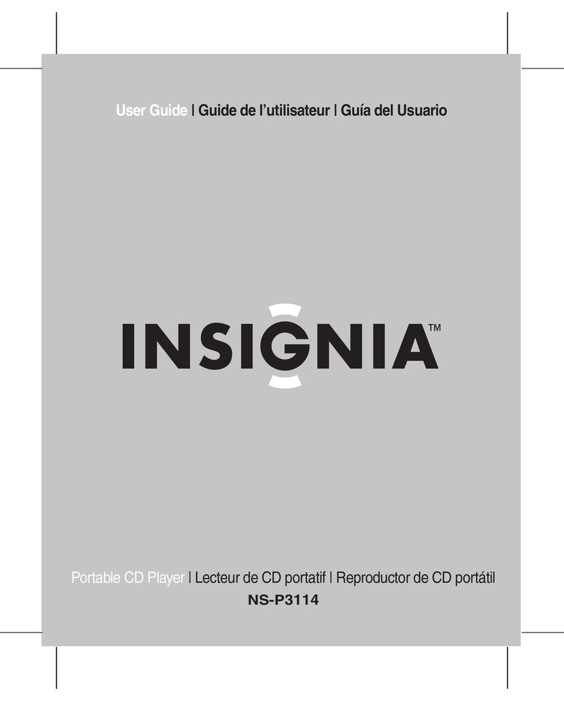 Insignia NS-P3114 User manual