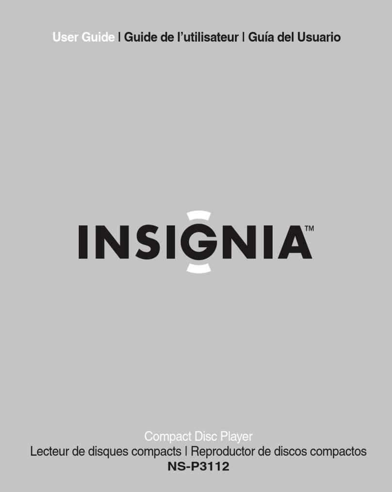 Insignia NS-P3112 User manual