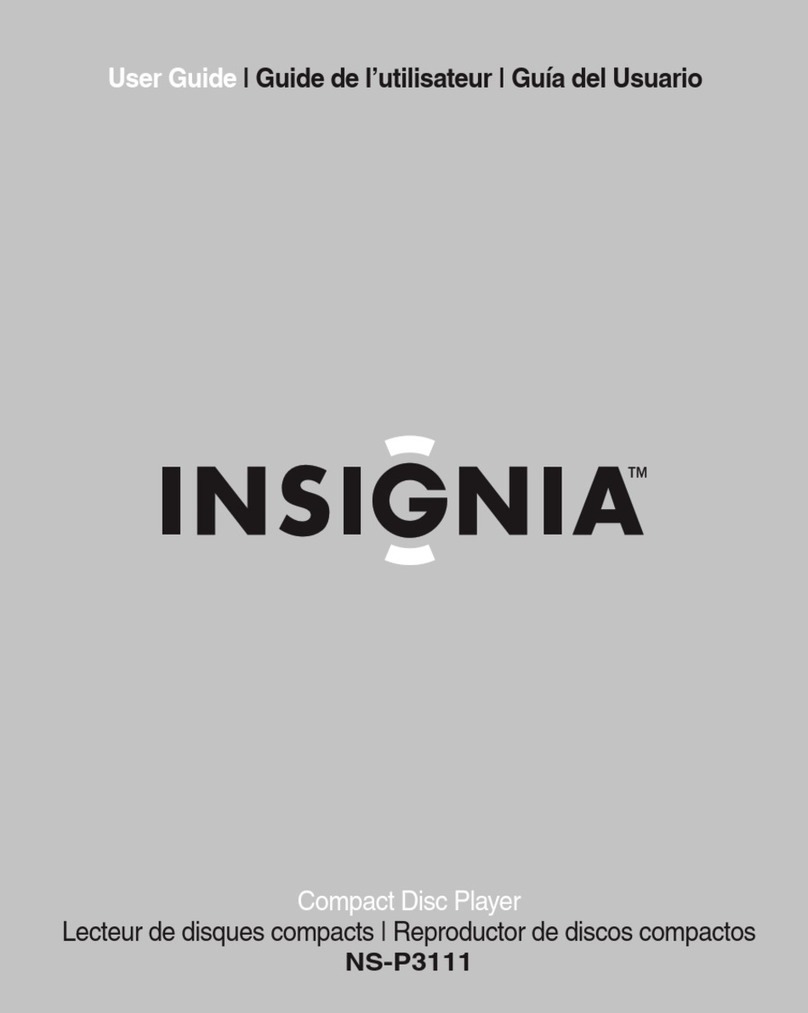 Insignia NS-P3111 User manual