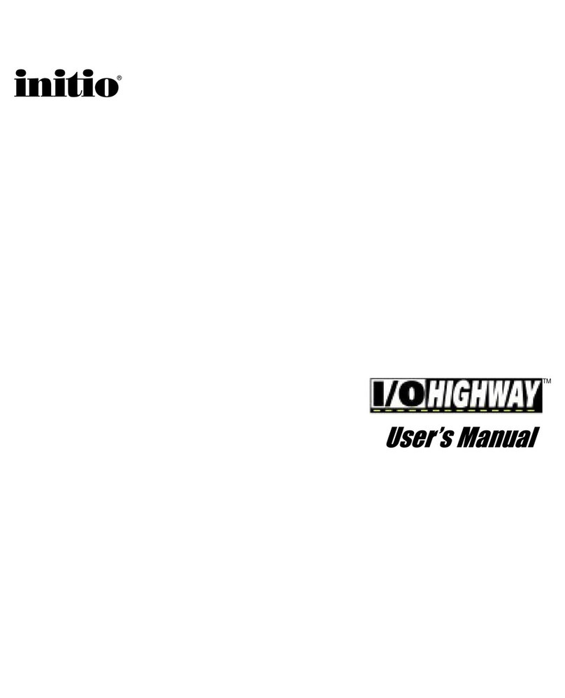 Initio I/O HIGHWAY user manual