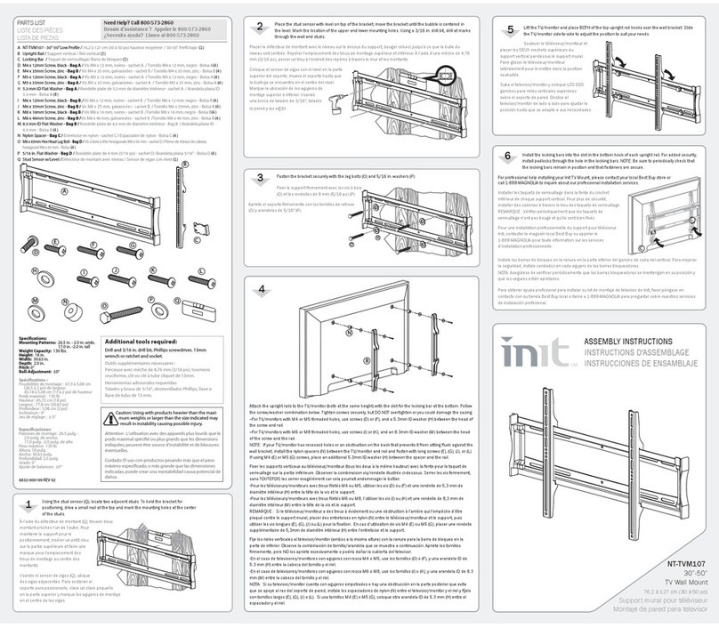 Init NT-TVM107 Assembly instructions