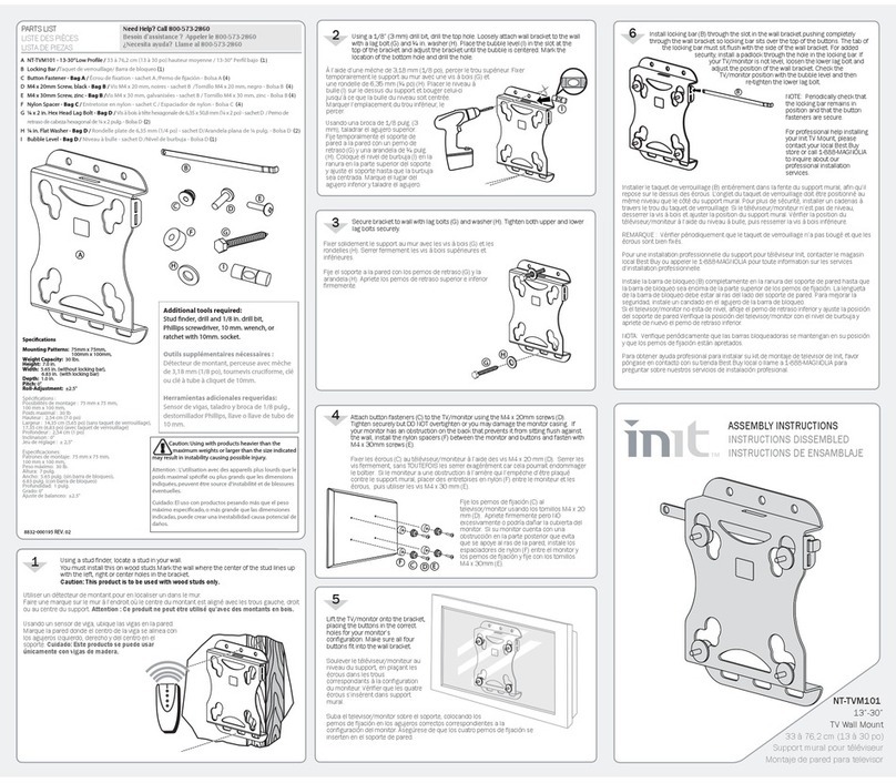 Init NT-TVM101 User manual