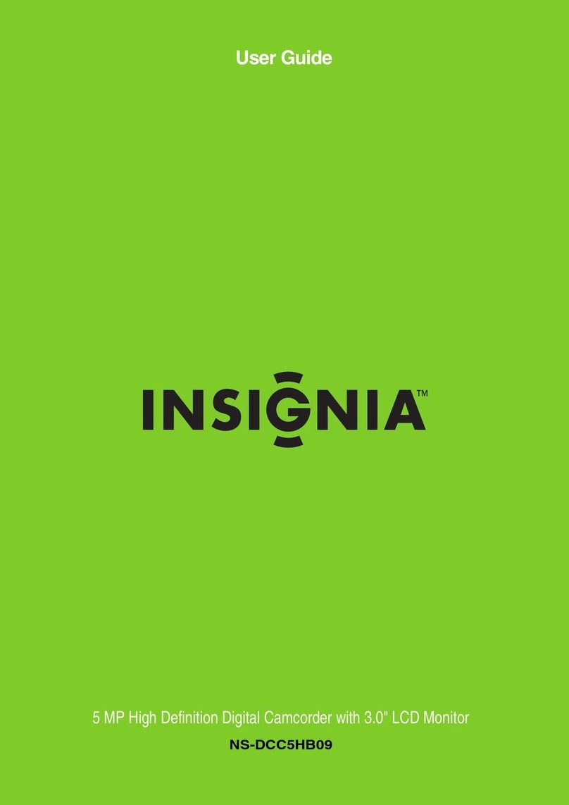 Insignia NS-DCC5HB09 - Camcorder - 720p User manual