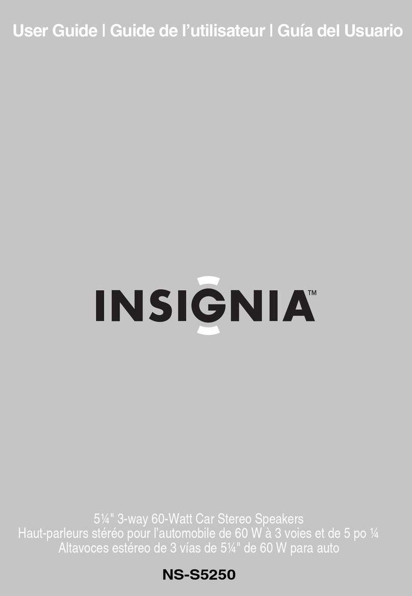 Insignia NS-S5250 User manual Insignia NS-S5250 User manual