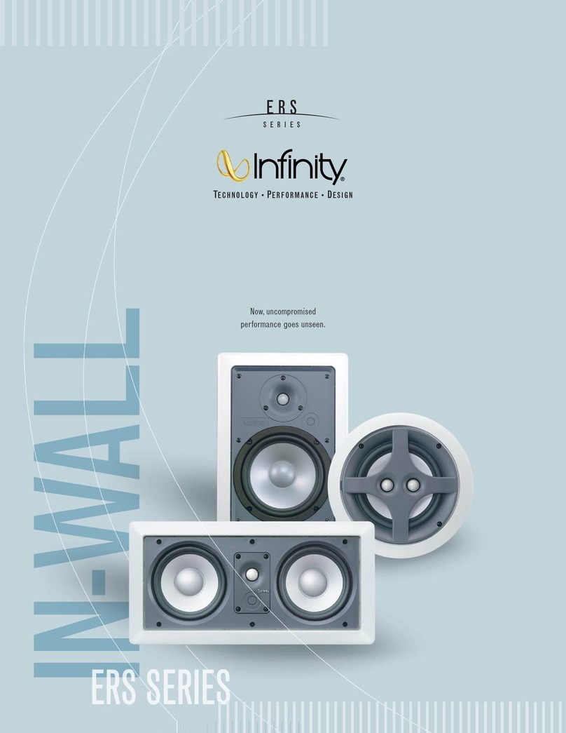 Infinity ERS Series User manual