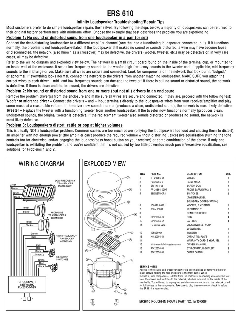 Infinity ERS 610 Troubleshooting
