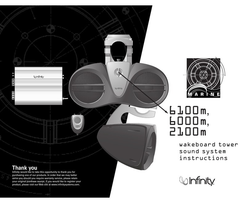Infinity 6000M instruction manual
