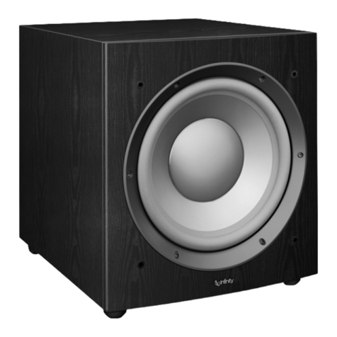 Infinity Beta SW-12 User manual