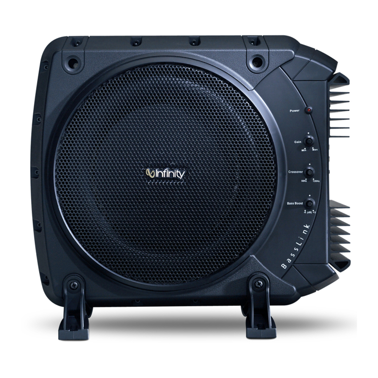 Infinity BassLink User manual
