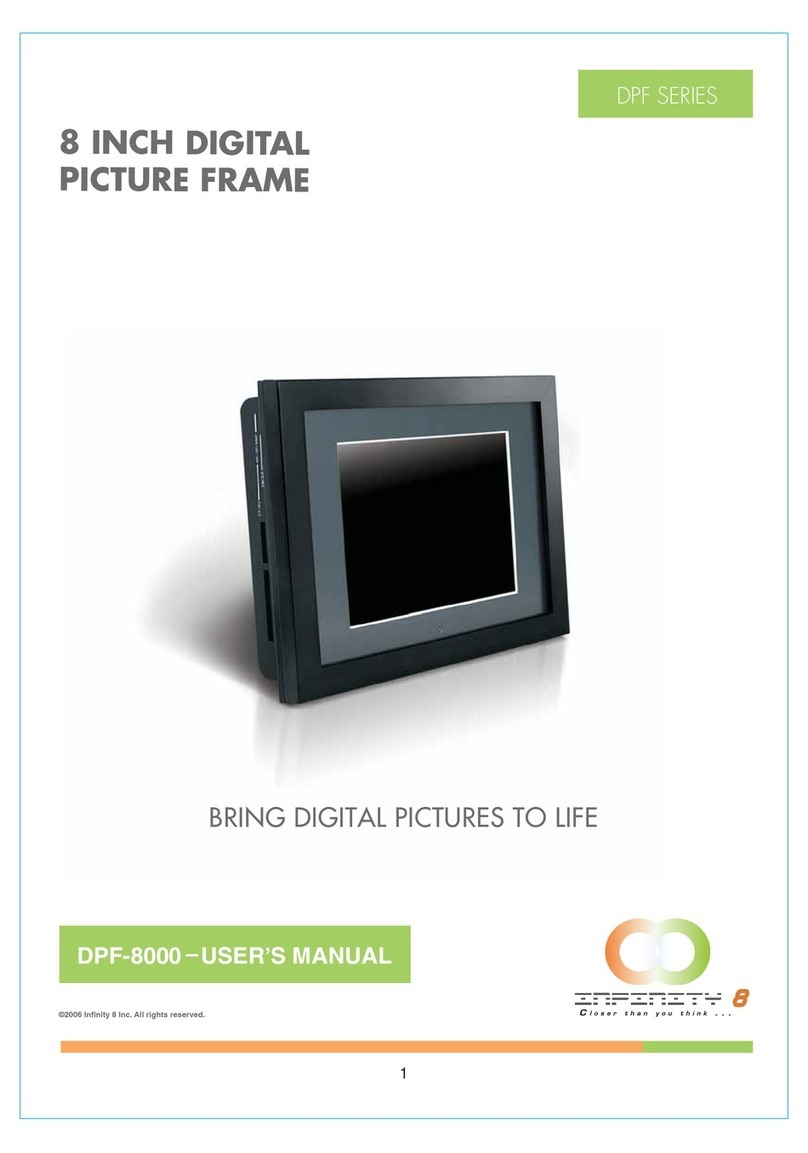 Infinity DPF-8000 User manual