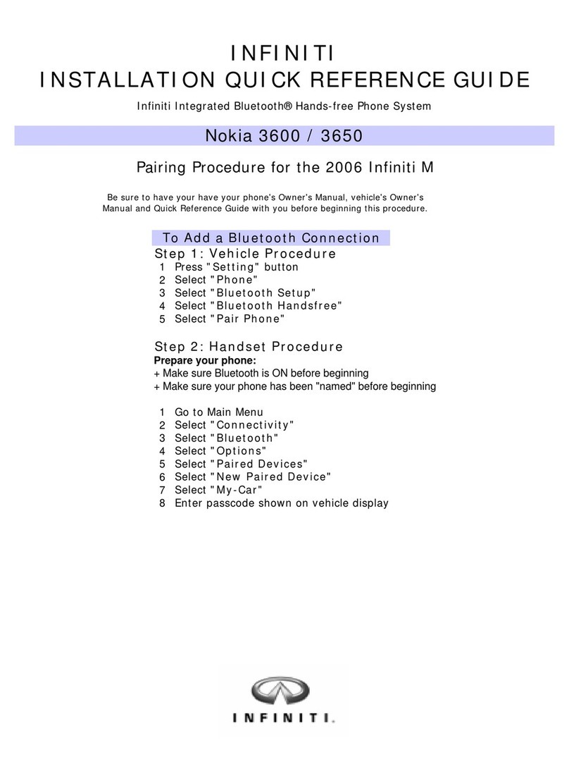 Nokia Cellphone 3600 Quick reference guide