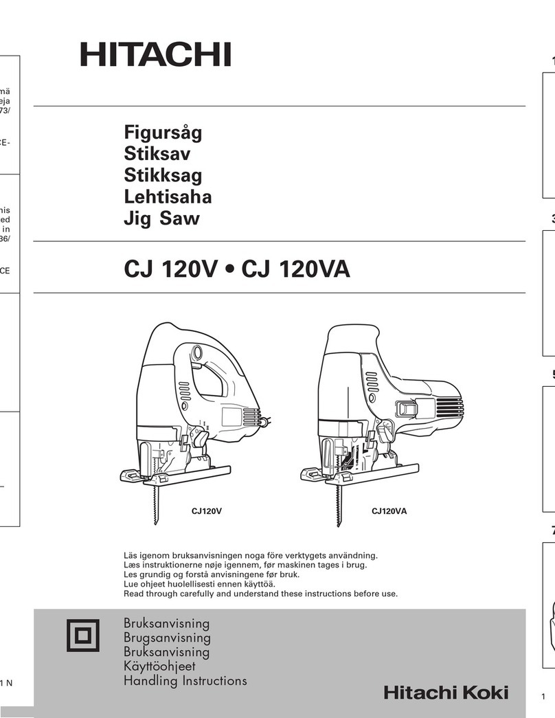 Hitachi CJ 120VA User manual