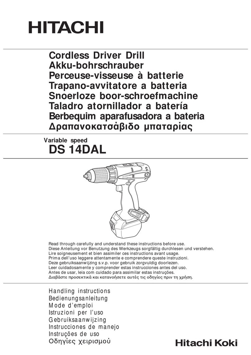 Hitachi DS 14DAL User manual