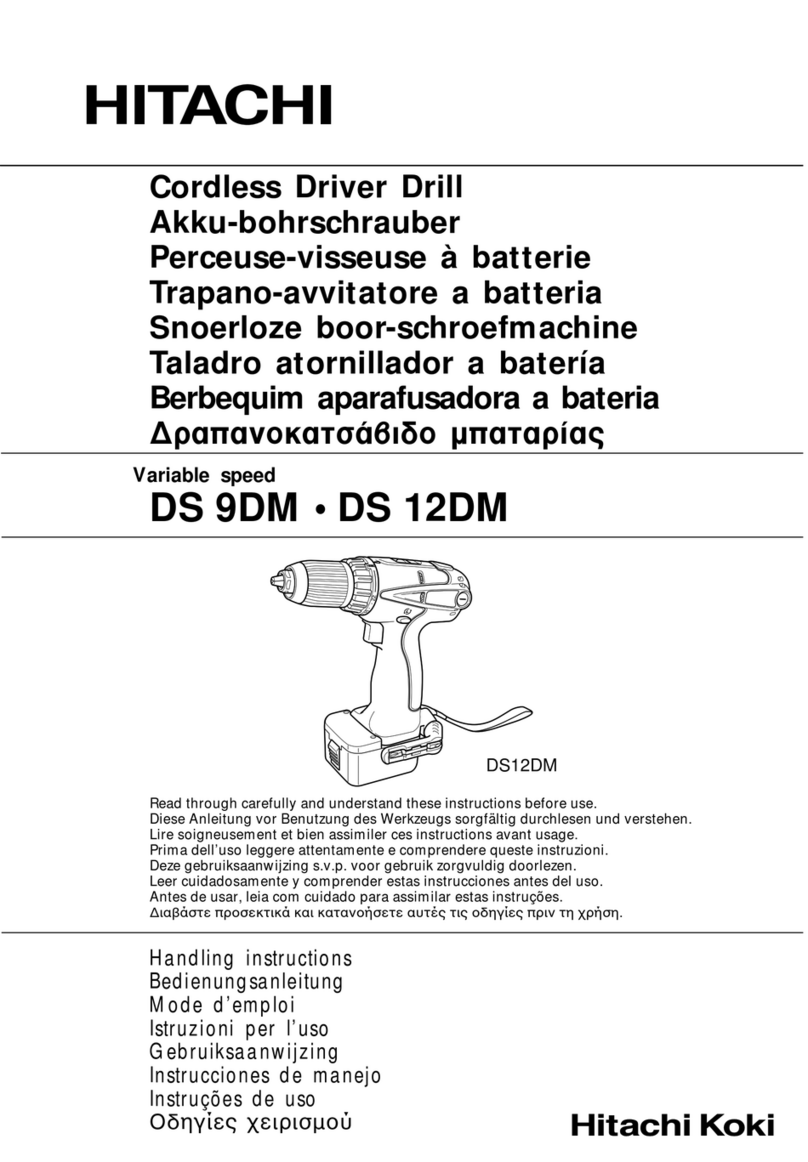 Hitachi DS 12DM User manual