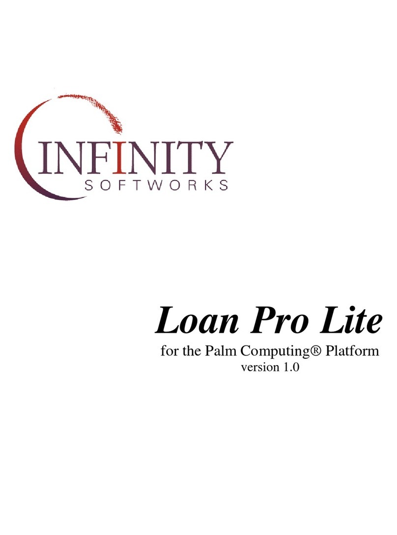Infinity Softworks Palm Computing Platform manual