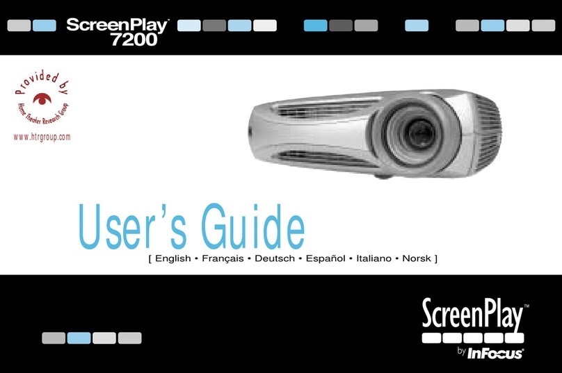 InFocus ScreenPlay 7200 User manual InFocus ScreenPlay 7200 User manual