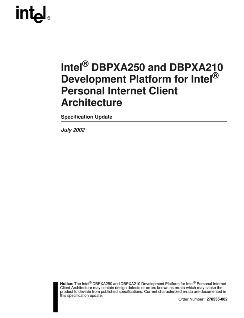 Intel DBPXA210 Technical manual