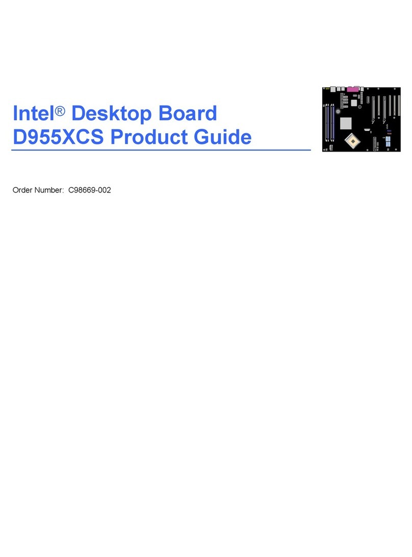 Intel D955XCS User manual