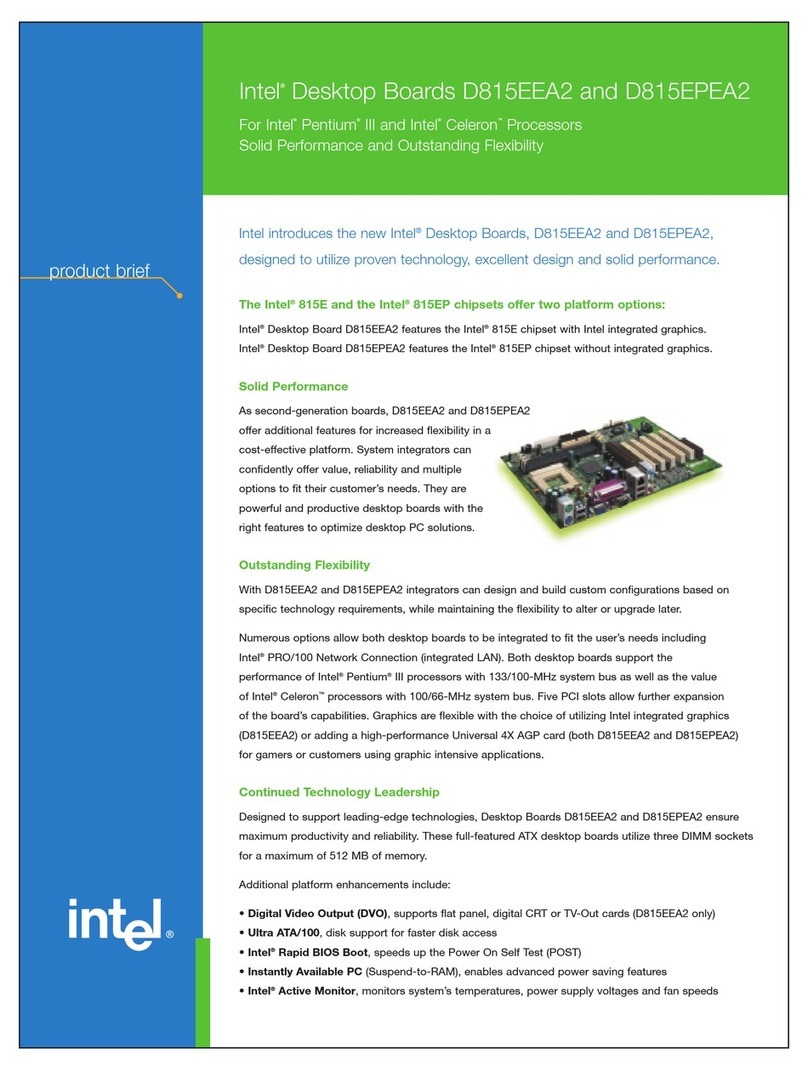 Intel D815EEA2 Reference guide