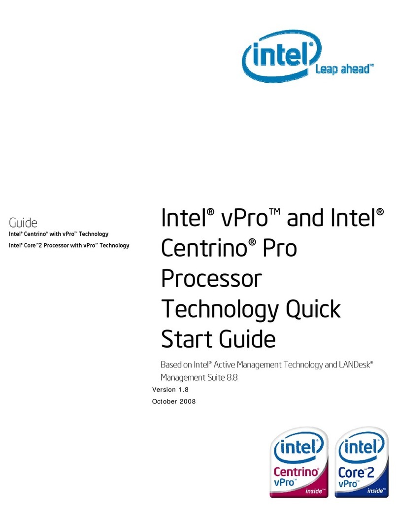 Intel Centrino Pro quick start guide