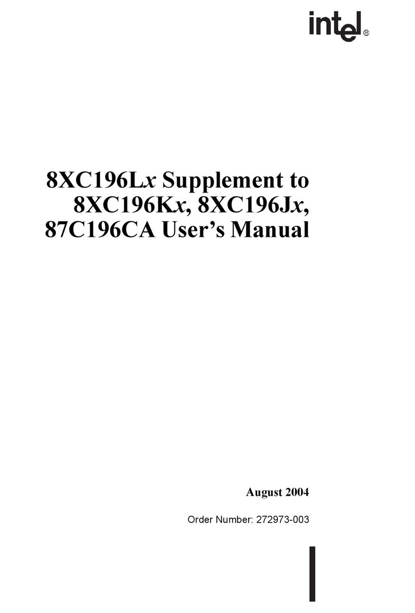 Intel 87C196CA User manual