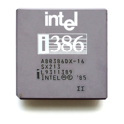 Intel 386 User manual