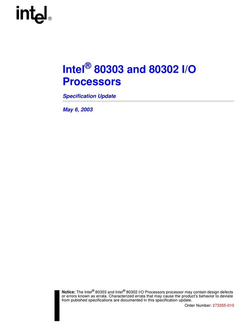 Intel 80302 Specification update