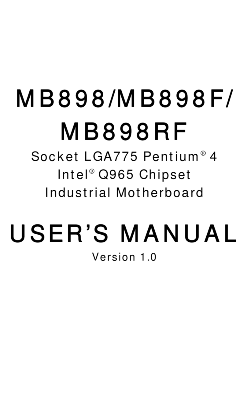 IBASE Technology MB898 User manual