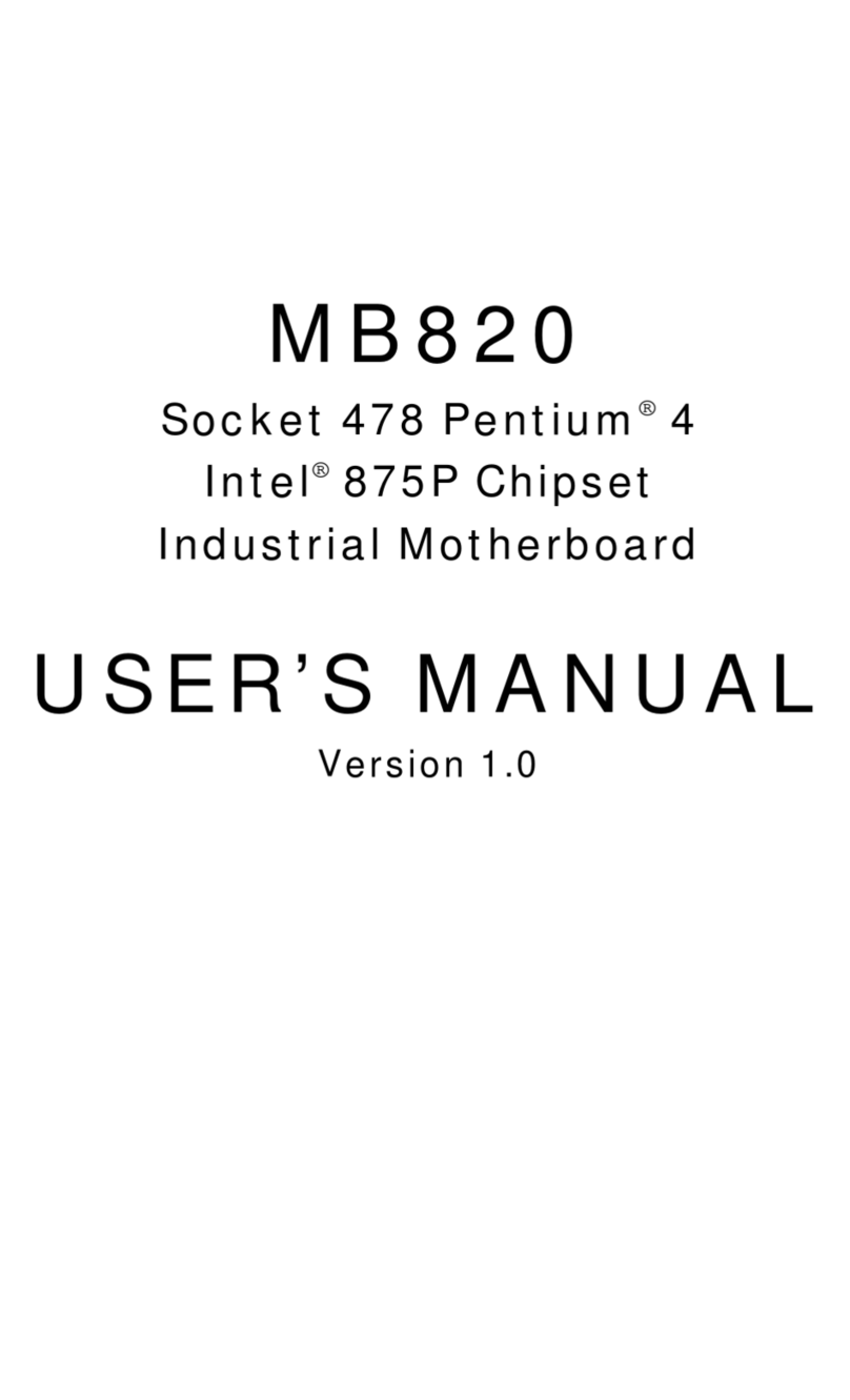 IBASE Technology MB820 user manual