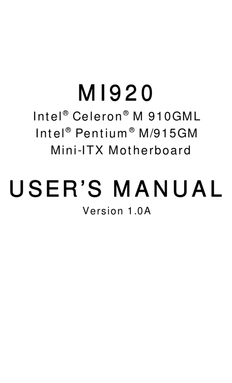 Intel M 910GML User manual