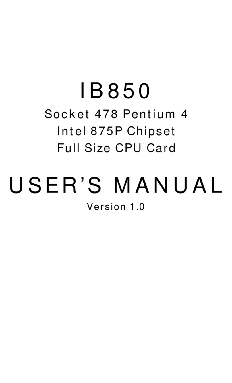Intel IB850 User manual