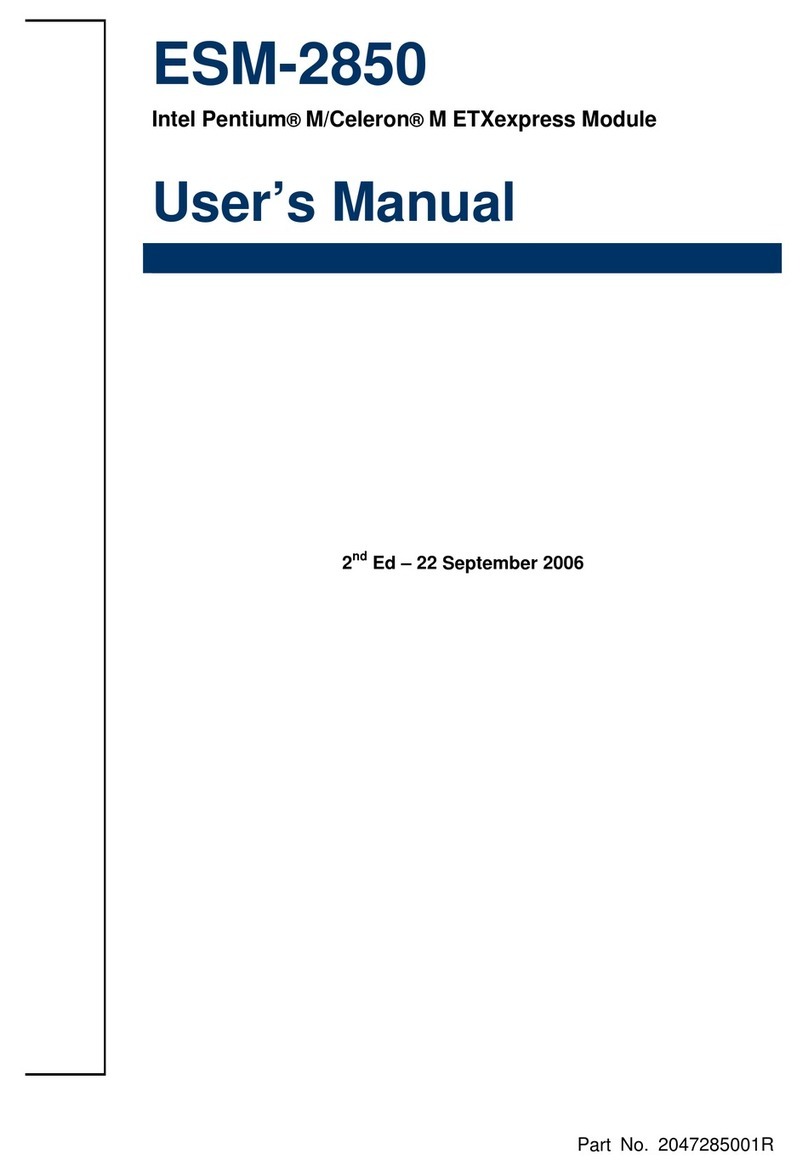 Evalue Technology ESM-2850 2047285001R user manual