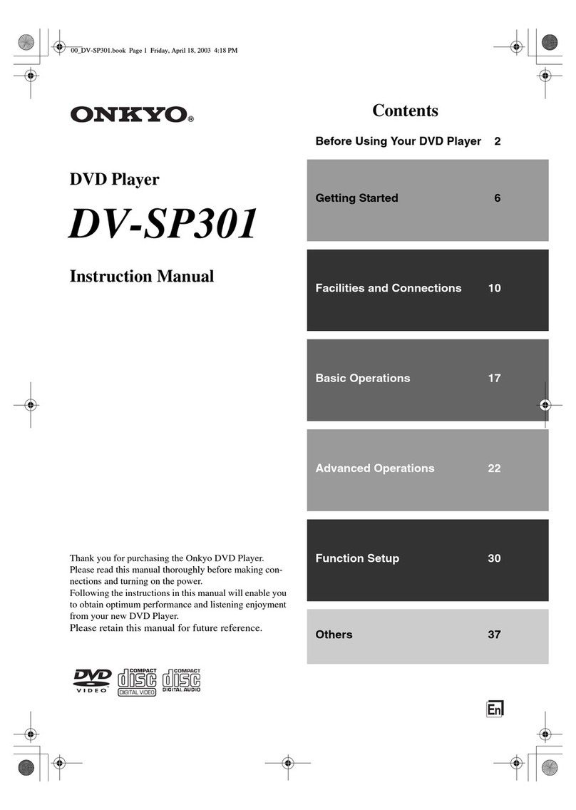 Onkyo DV-SP301 User manual