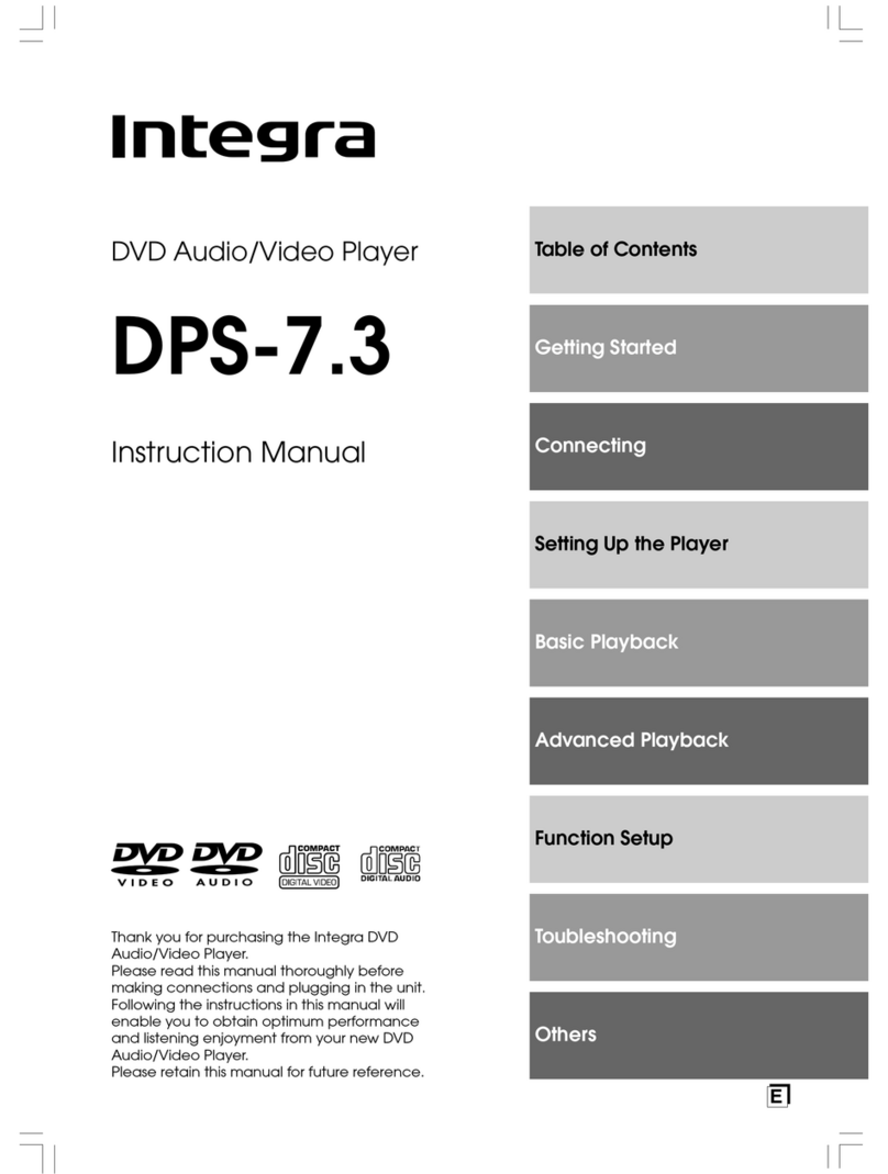 Integra DPS-7.3 instruction manual