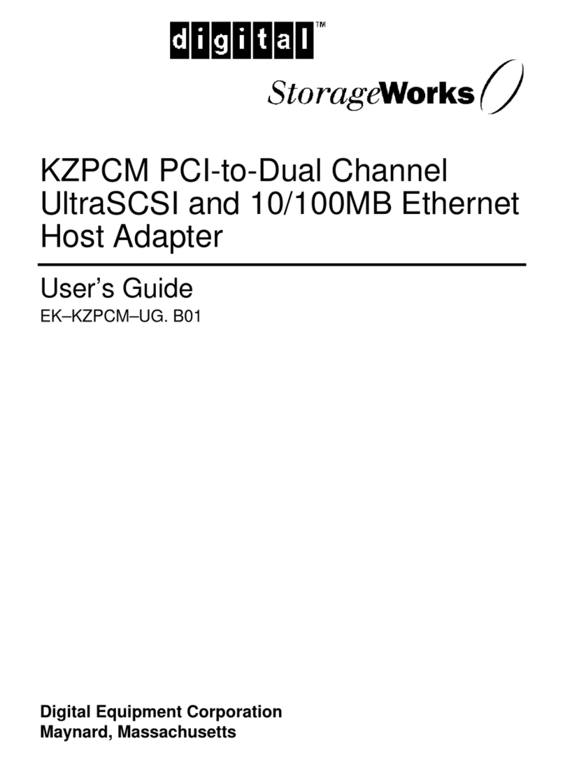 Digital Equipment StorageWorks EK-KZPCM-UG user guide
