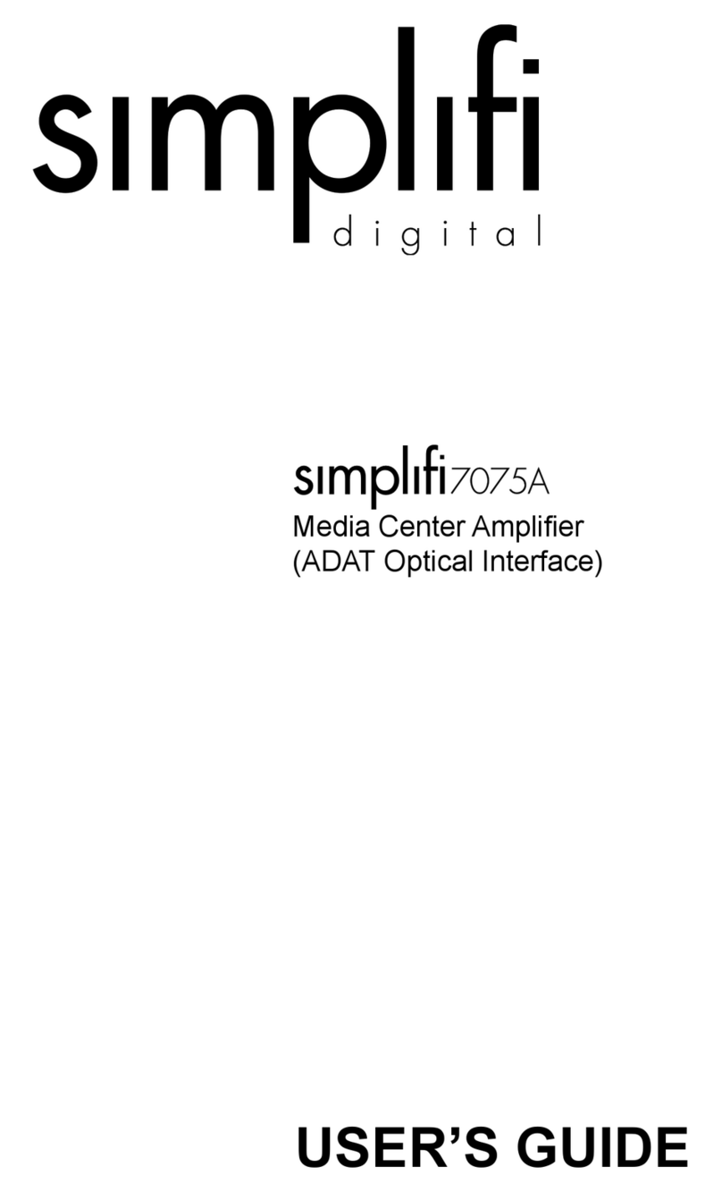 Simplifi Digital Simplifi 7075A user guide