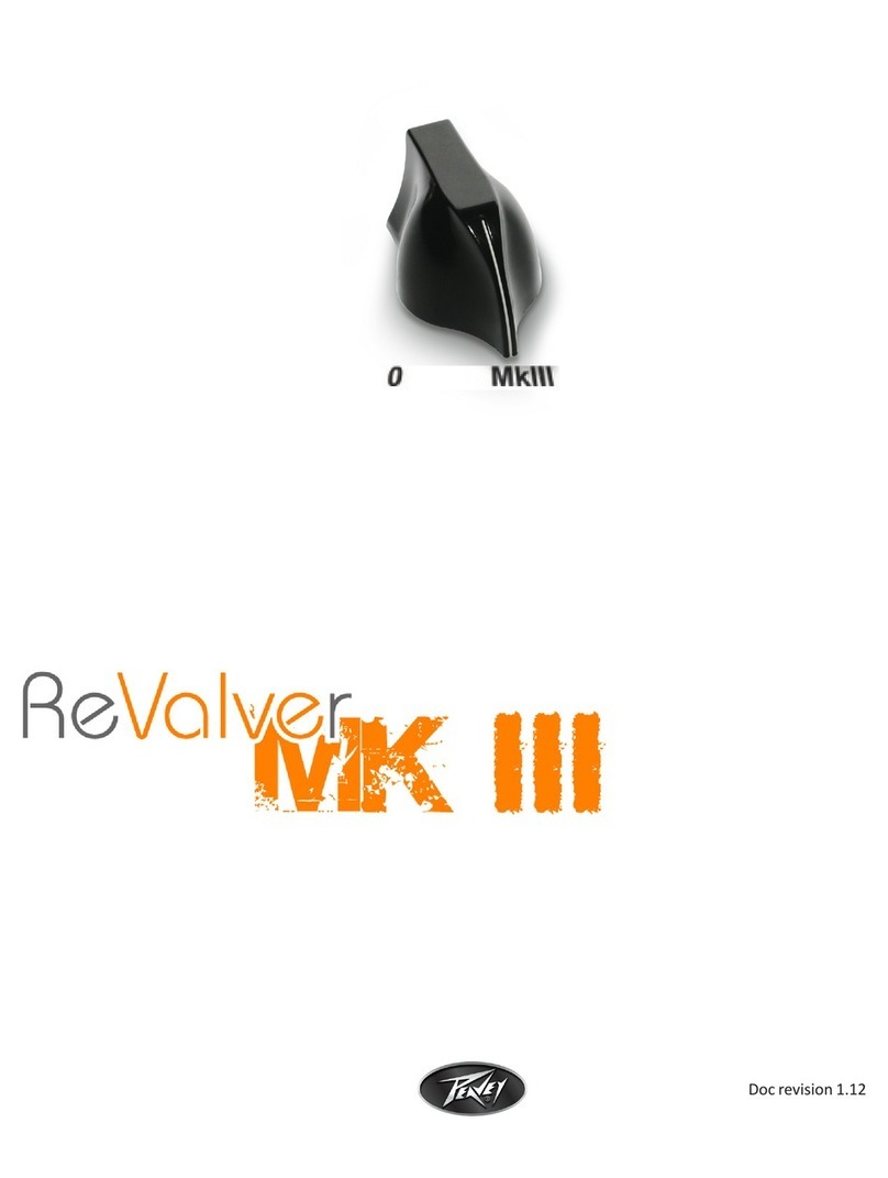 Peavey Peavey ReValver MK III user manual