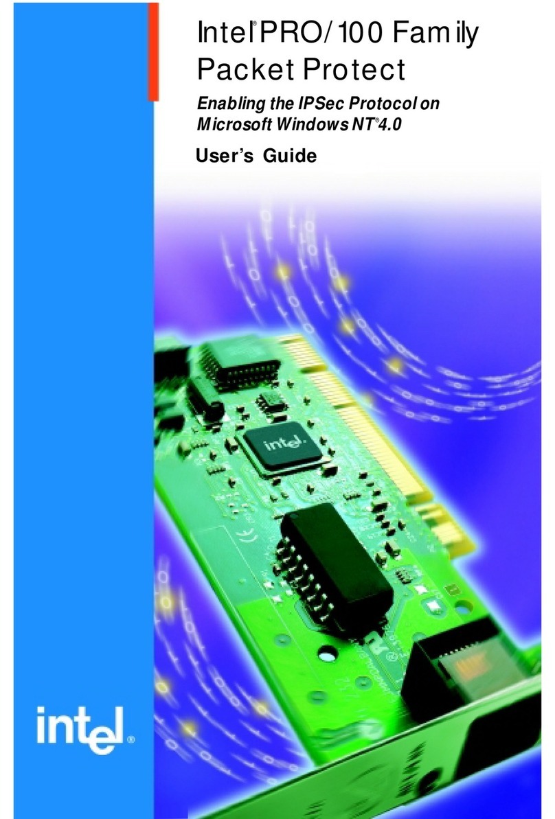Intel ETHEREXPRESS PRO/100 User manual