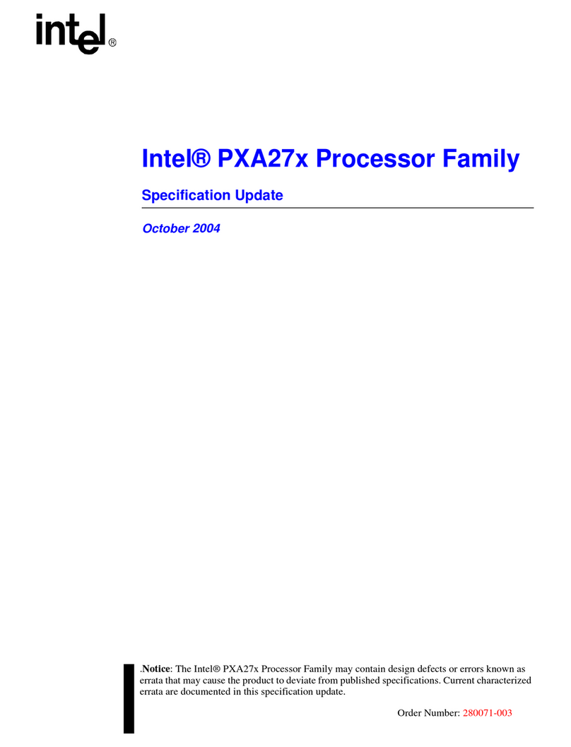 Intel PXA27x Series Technical manual