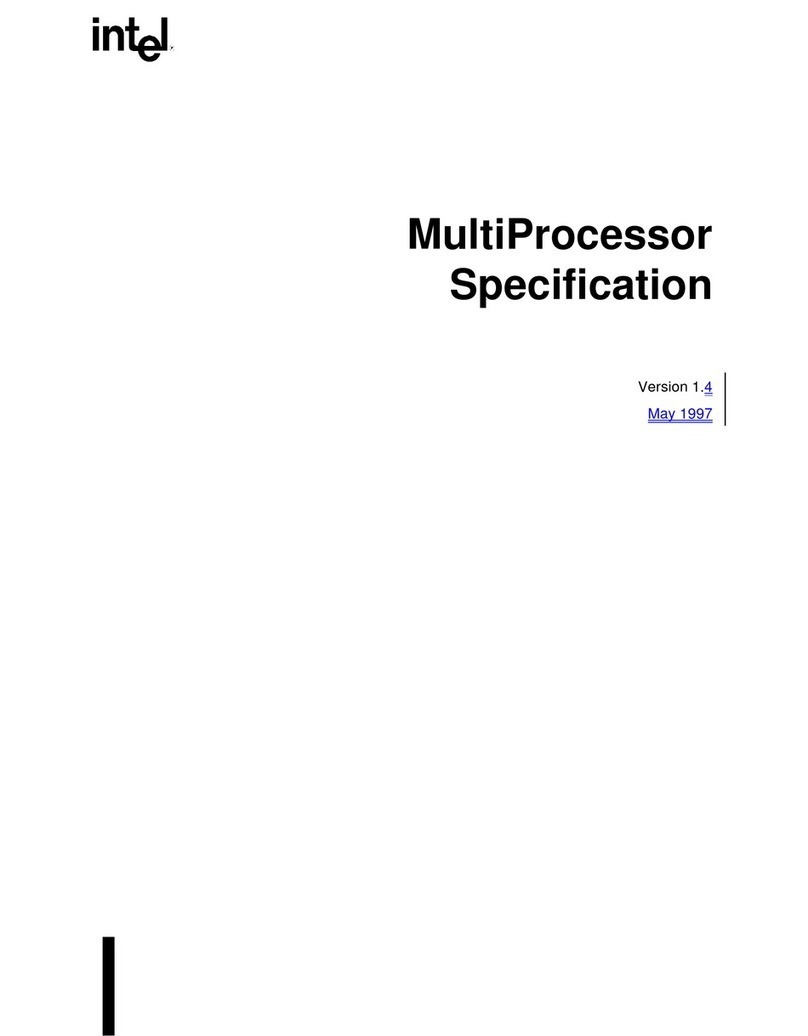 Intel MultiProcessor User manual